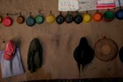 Decorations Inside Dark Tukul